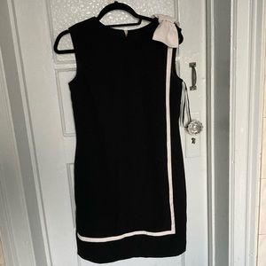 Tahari black and white dress size 6